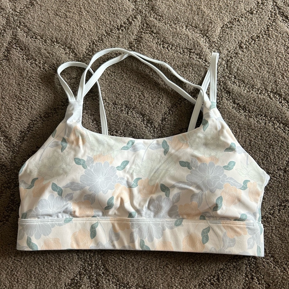 Floral Print Women's Bralette